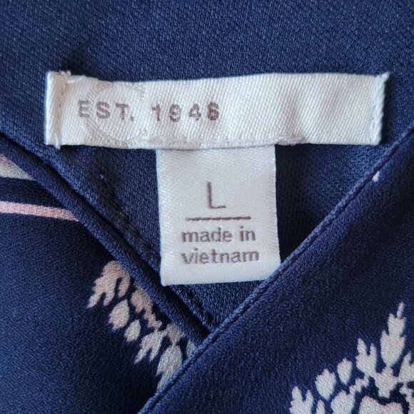 Cato Long Sleeve Midi Dress, L, Blue Multi Color, “Bandana Print”, Bell Sleeve, - Picture 6 of 9